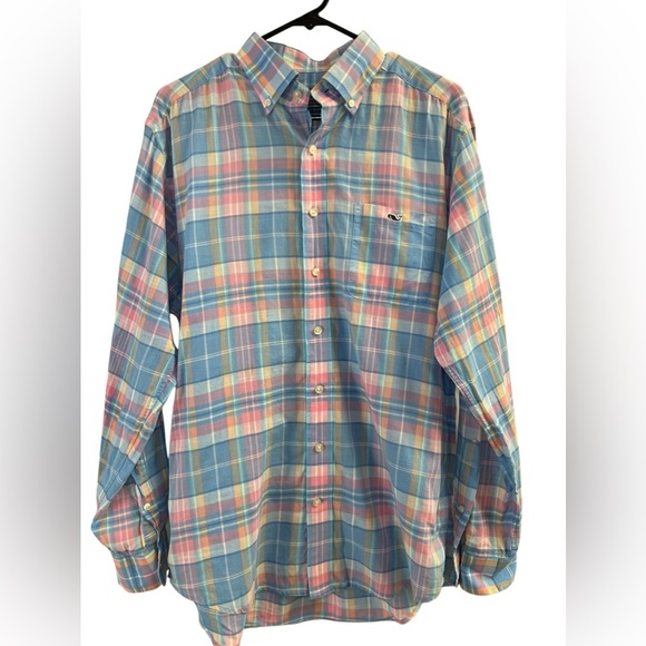 Vinyard vines classic fit colorful Tucker shirt - Picture 1 of 4